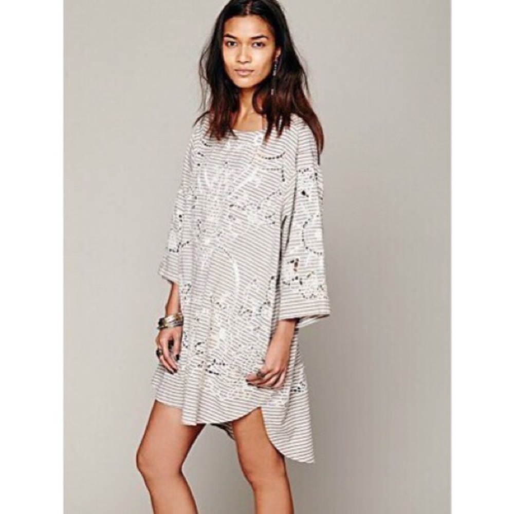 ISO Free People Paris In The Morning Tunic Dress